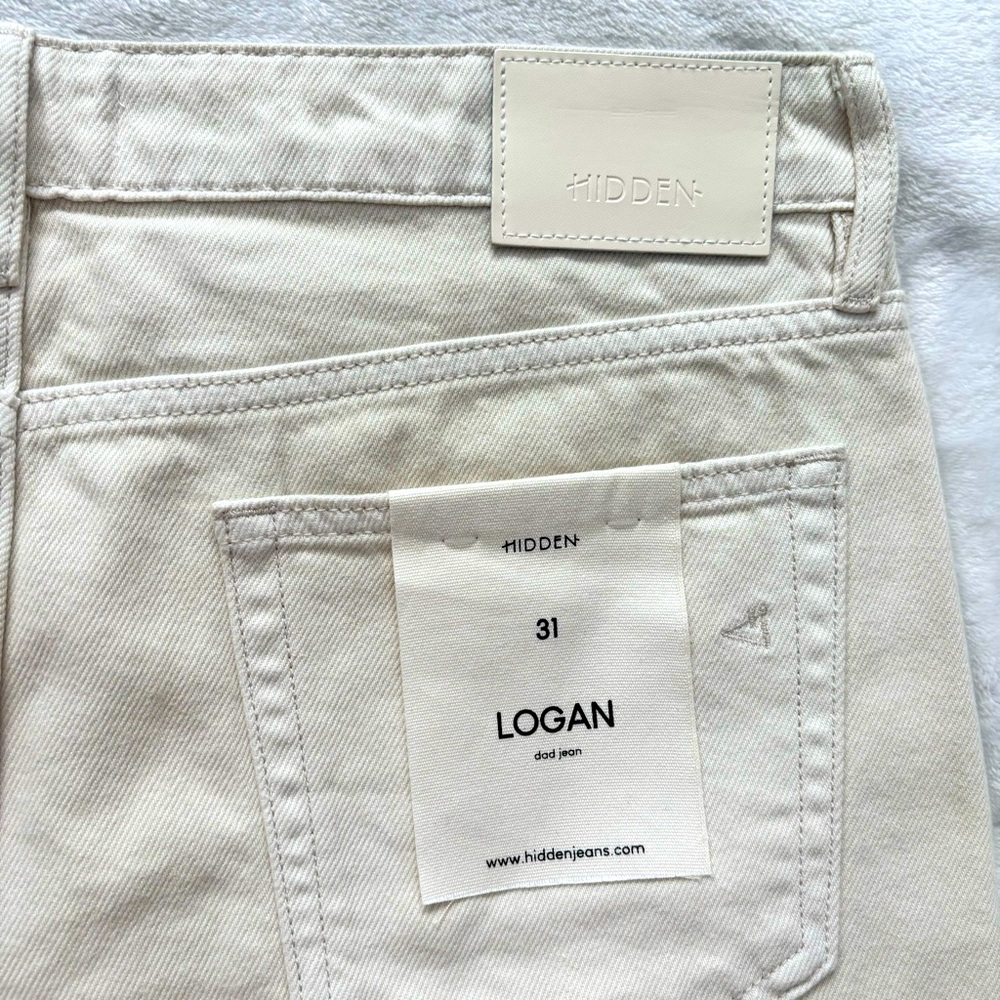 HIDDEN Logan High Rise Crossover Waistband Dad Jean--NWT--31 - Picture 10 of 16